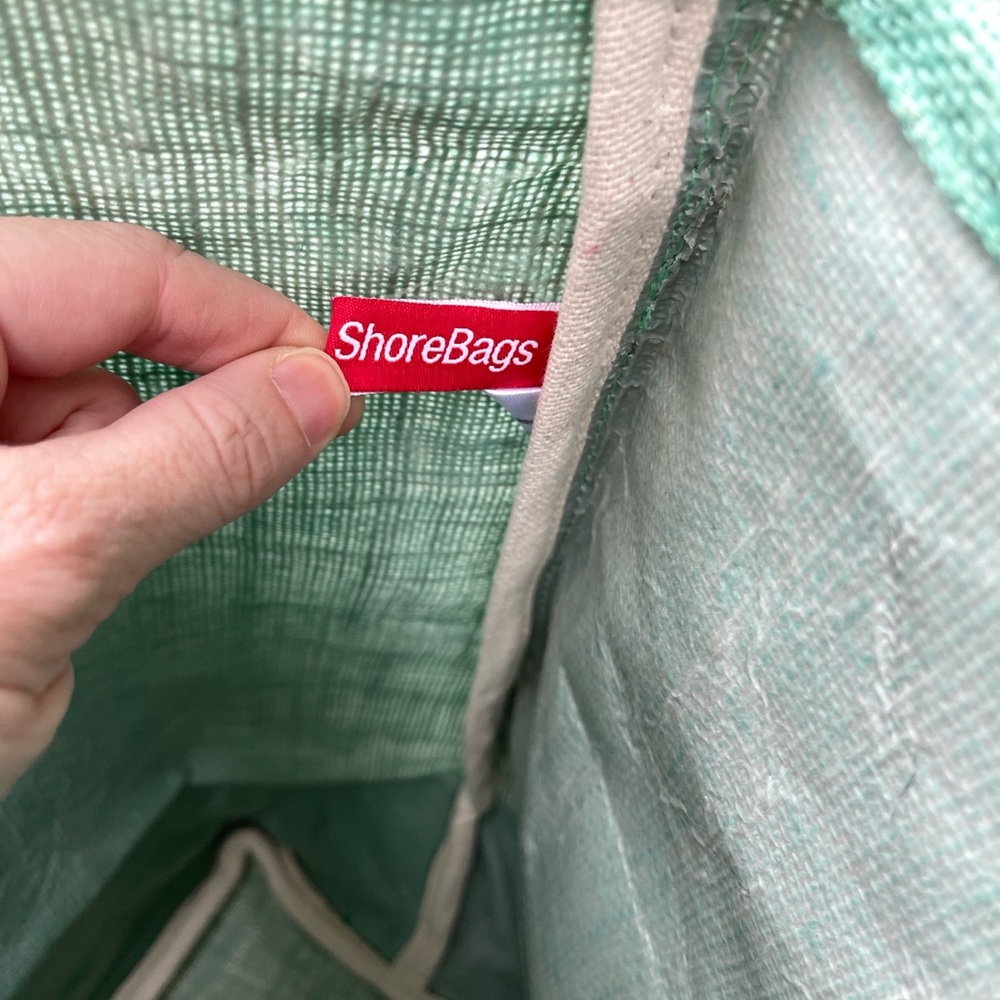 Shorebags Green Jute Tote Bag - Picture 10 of 10